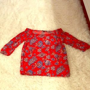 Off the shoulder shirt